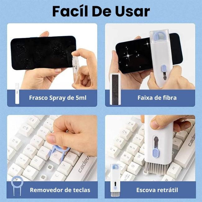 Kit Para Limpeza De Teclado, Computador e NoteBook - World produtos