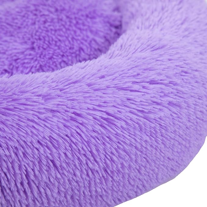 Cama Pet pelucia - anti derrapante - Azul/Cinza/Roxo