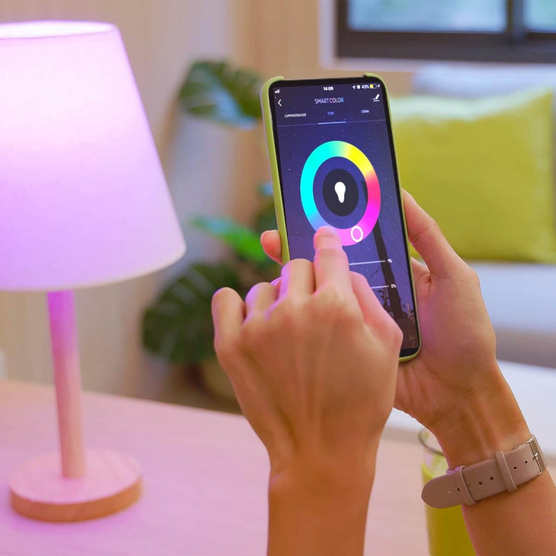 Lâmpada Inteligente Smart Color - Elgin - RGB - Wifi - Compatível com Alexa e Google Home