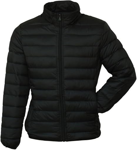 Jaqueta puffer masculina - impermeável - Preta